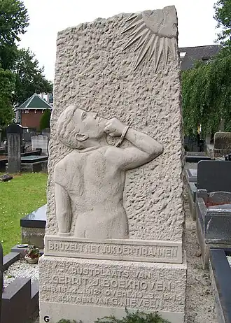 Grafmonument Gerrit Boekhoven (1945), Groningen