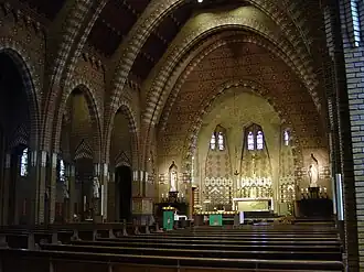 Het interieur in 2007