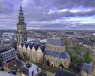 De Martinikerk in 2019 gezien vanaf Forum Groningen