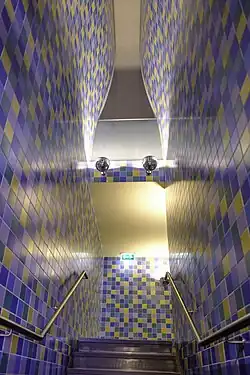 Trap naar het Starckpaviljoen