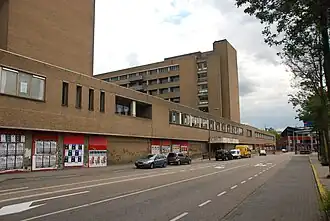 Het "nieuwe" deel van het GZG aan de Tolbrugstraat. Gesloopt in 2015.