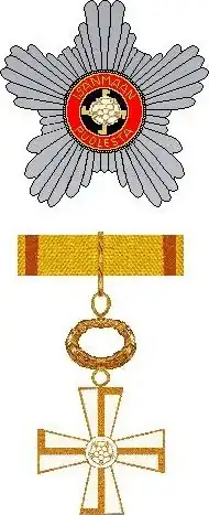 Grootkruis van het Vrijheidskruis, vredesklasse