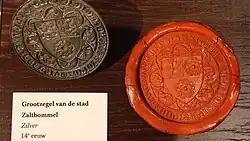 Zegel van de stad, museum Stadskasteel Zaltbommel