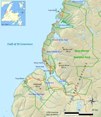 Kaart van Wiltondale