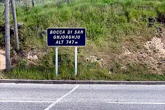 Bocca di San Ghjorghju op de T40