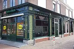 Pui van het pand Grote Havensteeg 20 te Hoorn