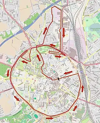 Routekaart van de Grote Prijs Jef Scherens 2015
