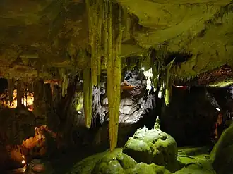 In de grotten van Bétharram.