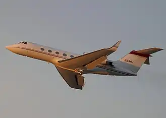 Een Grumman Gulfstream II in 2003