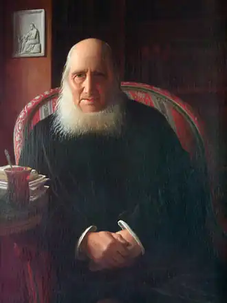Portret van Grundtvig door Constantin Hansen (1862)