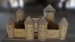 Maquette van het kasteel