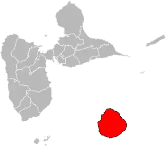 Locatie van het kanton