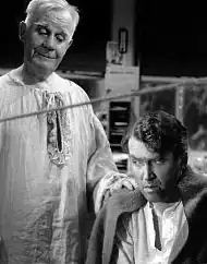 Henry Travers als engel Clarence in de film It's A Wonderful Life uit 1946