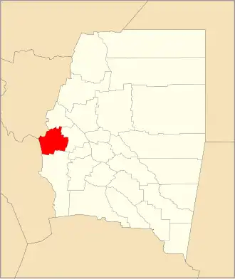 Kaart van departement