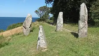 Hestestene (de paardenstenen, een prehistorisch monument)