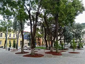 Het gerenoveerde plein (2021)