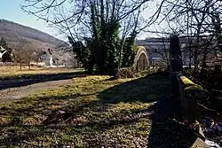 Spoorbrug bij Guebwiller noordzijde