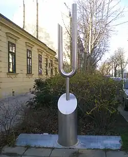 een stemvork-kunstwerk