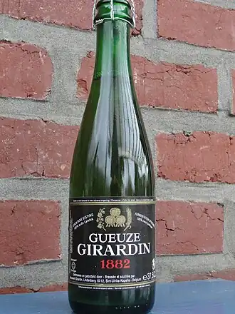 De "fond"-versie, met zwart etiket