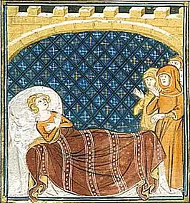 de dood van Willem X van Aquitanië