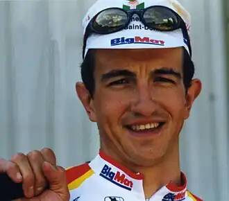 Guillaume Auger tijdens het criterium van Lèves 1999