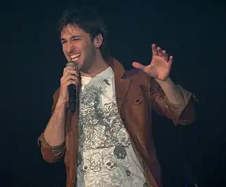 Guillaume Devos tijdens Steracteur Sterartiest Live on Stage (2008).