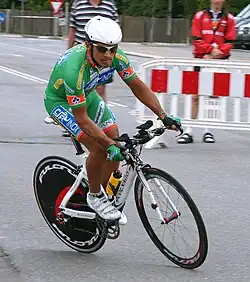 Bongiorno tijdens de Ronde van Denemarken 2009.