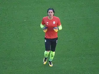 Ochoa tijdens het wereldkampioenschap voetbal 2018