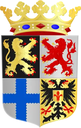 Wapen van de Nederlandse gemeente Gulpen-Wittem, land van Rode