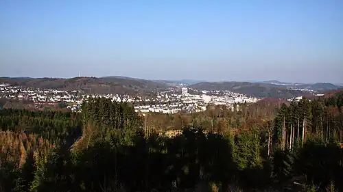 Gezicht op Gummersbach