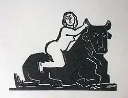 Europa (1923) - houtsnede