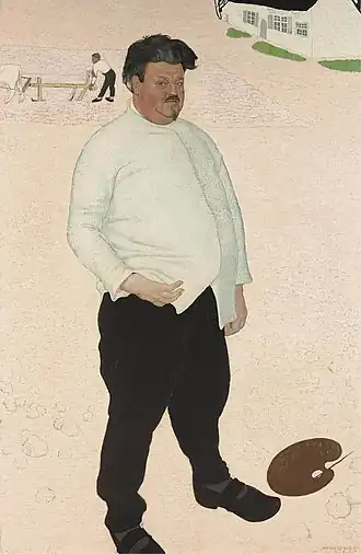 Portret van Valerius De Saedeleer door Gustave Van de Woestyne, 1914