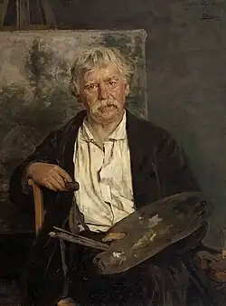 Zijn portret door Gustave Vanaise