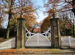 De ingang van het landgoed Gut Altenkamp