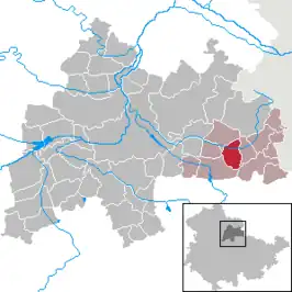 Kaart van Guthmannshausen