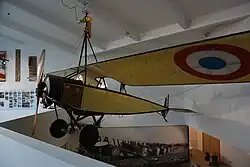 De replica van de Morane-Saulnier L