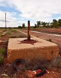 locatie voormalig spoorwegstation
