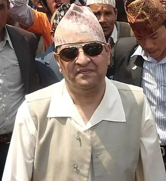 Gyanendra in 2012