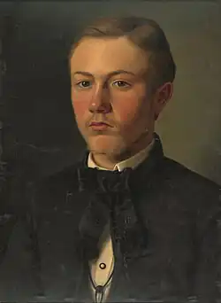 Gyula Benczúr - Portret van Gejzu Bencúr.