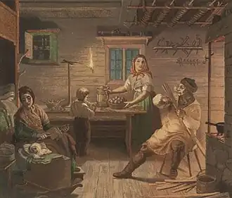 Tavastiërs; schilderij van Robert Wilhelm Ekman