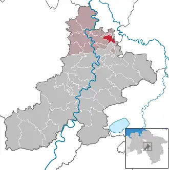 Kaart van Hämelhausen