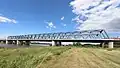 Spoorbrug over de Elbe bij Hämerten