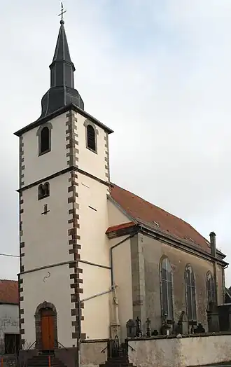 Kerk van Saint-Denis / St.Dionysus in Hérange / Heringen in Lothringen
