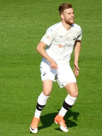 Lucas Höler in 2017 als speler van SV Sandhausen