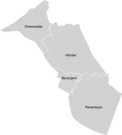 Stadsdelen van Hörstel