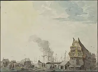 Scheepswerf in Amsterdam