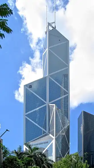 De Bank of China Tower in Hongkong