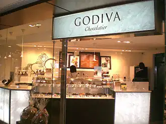 Godiva-winkel in Hong Kong