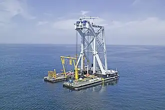 De Svanen in het offshorewindpark Egmond aan Zee