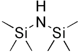 Structuurformule van hexamethyldisilazaan